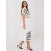 Suknelė Italy Moda Sukienka-IR-SK-2689-2.87-balta ir-tamsiai mėlyna