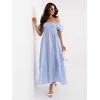 Suknelė Italy Moda Sukienka-IR-SK-2802.18-šviesiai mėlyna