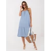 Suknelė Italy Moda Sukienka-IR-SK-6816.16P-šviesiai mėlyna