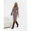 Suknelė Italy Moda Sukienka-IR-SK-BWC96731.16P-ruda