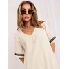 Suknelė Italy Moda Sukienka-IR-SK-J172852.97-jasny smėlio spalva