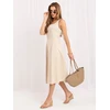 Suknelė Italy Moda Sukienka-IR-SK-J172902.74-jasny smėlio spalva
