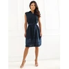 Suknelė Italy Moda Sukienka-IR-SK-J172906.99-tamsiai mėlyna