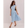 Suknelė Italy Moda Sukienka-IR-SK-J172912.02P-šviesiai mėlyna