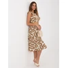 Suknelė Italy Moda Sukienka-IR-SK-LD2671-1.90-ruda