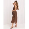 Suknelė Italy Moda Sukienka-IR-SK-M116237.75-ruda