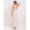 Suknelė Italy Moda Sukienka-IR-SK-M116550.97-balta ir-ruda