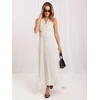 Suknelė Italy Moda Sukienka-IR-SK-M116550.97-balta ir-tamsiai mėlyna