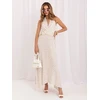 Suknelė Italy Moda Sukienka-IR-SK-M116550.97-balta ir-ruda