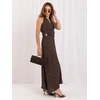 Suknelė Italy Moda Sukienka-IR-SK-M116550.97-ciemny ruda