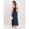 Suknelė Italy Moda Sukienka-IR-SK-M116550.97-tamsiai mėlyna