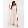 Suknelė Italy Moda Sukienka-IR-SK-Y-3391.17P-jasny smėlio spalva