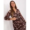 Suknelė Italy Moda Sukienka-IT-SK-10536-1.16P-ruda