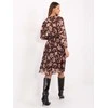 Suknelė Italy Moda Sukienka-IT-SK-10536-1.16P-ruda