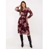 Suknelė Italy Moda Sukienka-IT-SK-10536.18P-bordinė