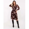 Suknelė Italy Moda Sukienka-IT-SK-10536.18P-ruda