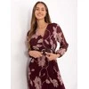 Suknelė Italy Moda Sukienka-IT-SK-11389.27P-bordinė