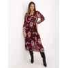 Suknelė Italy Moda Sukienka-IT-SK-11389.27P-bordinė