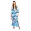 Suknelė Italy Moda Sukienka-IT-SK-18828.92-šviesiai mėlyna