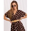 Suknelė Italy Moda Sukienka-IT-SK-19070.74-ciemny ruda
