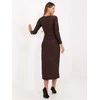 Suknelė Italy Moda Sukienka-IT-SK-21609.83-ciemny ruda