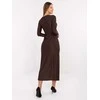 Suknelė Italy Moda Sukienka-IT-SK-21619.97-ciemny ruda