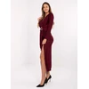 Suknelė Italy Moda Sukienka-IT-SK-21625.84-bordinė