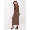 Suknelė Italy Moda Sukienka-IT-SK-21625.84-ciemny bezowy