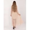 Suknelė Italy Moda Sukienka-IT-SK-21807.22-smėlio spalva