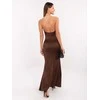 Suknelė Italy Moda Sukienka-IT-SK-21859.01P-ruda