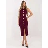 Suknelė Italy Moda Sukienka-IT-SK-21891.61-bordinė