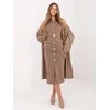 Suknelė Italy Moda Sukienka-IT-SK-21891.61-ciemny bezowy