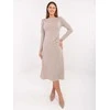 Suknelė Italy Moda Sukienka-IT-SK-21900.00-smėlio spalva