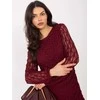 Suknelė Italy Moda Sukienka-IT-SK-9975.99-bordinė