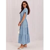 Suknelė Italy Moda Sukienka-IT-SK-A8098QYTS.98-šviesiai mėlyna