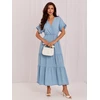 Suknelė Italy Moda Sukienka-IT-SK-A8098TSNZ.93-šviesiai mėlyna