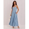 Suknelė Italy Moda Sukienka-IT-SK-A9221QYTS.15-šviesiai mėlyna