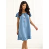 Suknelė Italy Moda Sukienka-IT-SK-FL1585TSNZ.11-mėlyna