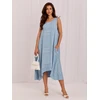 Suknelė Italy Moda Sukienka-IT-SK-FL9222QYTS.94-šviesiai mėlyna