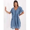 Suknelė Italy Moda Sukienka-MI-SK-102128.61-ciemny mėlyna