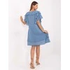 Suknelė Italy Moda Sukienka-MI-SK-102128.61-ciemny mėlyna