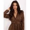 Suknelė Italy Moda Sukienka-MI-SK-121501.09-ruda