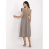 Suknelė Italy Moda Sukienka-MI-SK-122126.77-ciemny bezowy