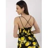 Suknelė Italy Moda Sukienka-MI-SK-22099.76-juoda-geltona