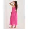 Suknelė Italy Moda Sukienka-MI-SK-22586.62-fuksjowy