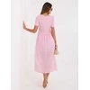 Suknelė Italy Moda Sukienka-MI-SK-26044.79-jasny rožinis