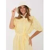 Suknelė Italy Moda Sukienka-MI-SK-32807-1.17P-jasny geltona