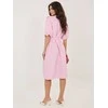 Suknelė Italy Moda Sukienka-MI-SK-32807.55-rožinė