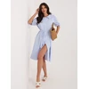 Suknelė Italy Moda Sukienka-MI-SK-32807.55-šviesiai mėlyna