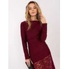 Suknelė Italy Moda Sukienka-MI-SK-3310.63-bordinė